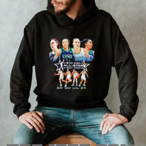 Breanna Stewart Napheesa Collier Paige Bueckers and Gabby Williams Indy 2025 WNBA All Stars shirt