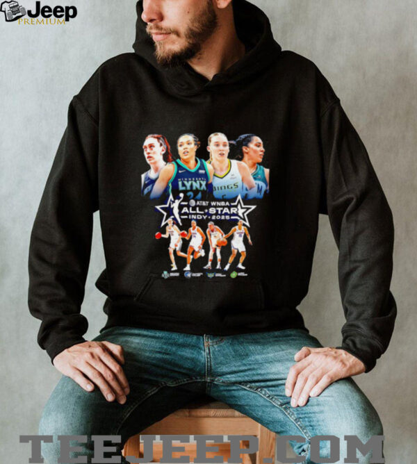 Breanna Stewart Napheesa Collier Paige Bueckers and Gabby Williams Indy 2025 WNBA All Stars shirt