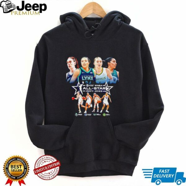 Breanna Stewart Napheesa Collier Paige Bueckers and Gabby Williams Indy 2025 WNBA All Stars shirt