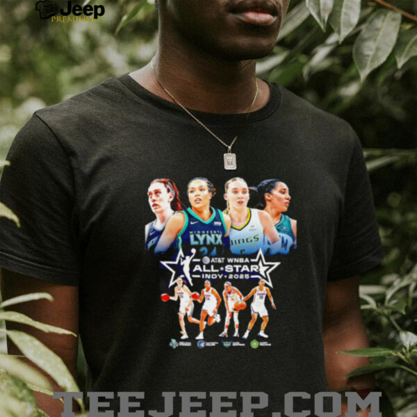 Breanna Stewart Napheesa Collier Paige Bueckers and Gabby Williams Indy 2025 WNBA All Stars shirt