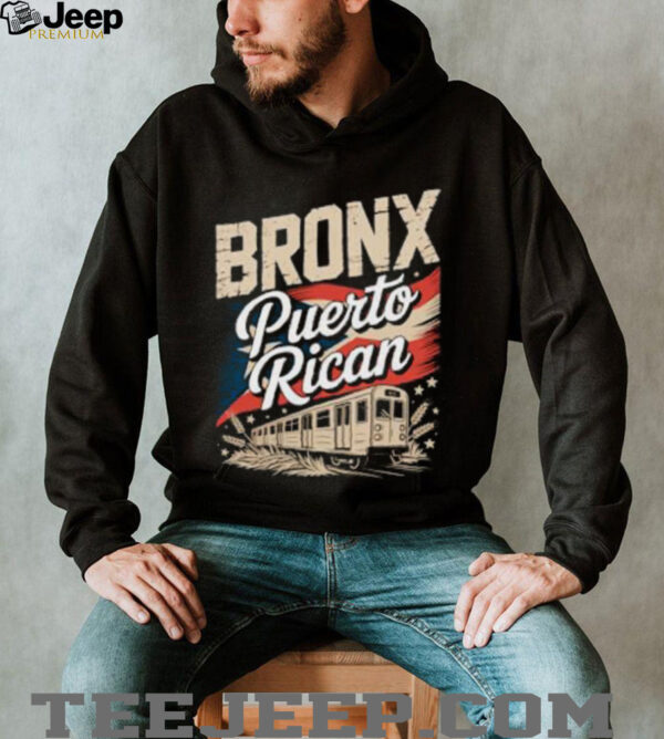 Bronx Puerto Rican Heritage Subway Train Vintage Urban Pride Pullover Shirt