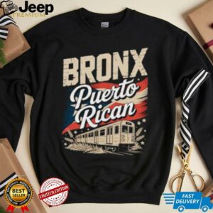Bronx Puerto Rican Heritage Subway Train Vintage Urban Pride Pullover Shirt