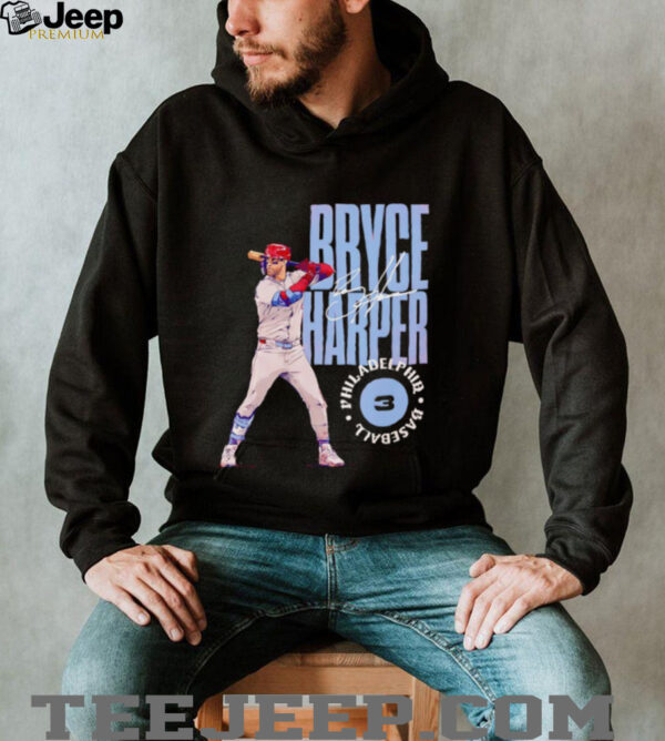 Bryce Harper Philadelphia Phillies stamp signature shirt