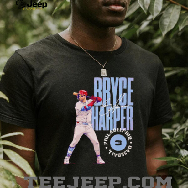 Bryce Harper Philadelphia Phillies stamp signature shirt