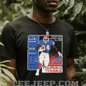 Buffalo Bills Thurman Thomas 1991 NFL MVP 2x first team All Pro Shirt