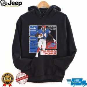 Buffalo Bills Thurman Thomas 1991 NFL MVP 2x first team All Pro Shirt