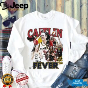 Caitlin Clark 22 Indiana Fever WNBA player signature vintage shirt