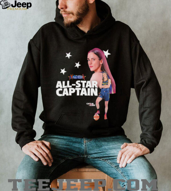 Caitlin Clark WNBA All Star 2025 Captain and two time All Star shirt