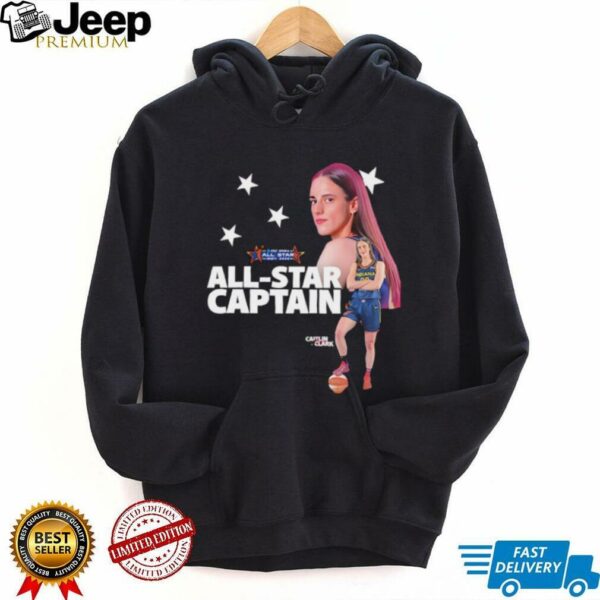 Caitlin Clark WNBA All Star 2025 Captain and two time All Star shirt