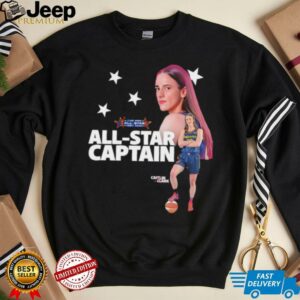 Caitlin Clark WNBA All Star 2025 Captain and two time All Star shirt