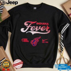 Caitlin Clark Wearing Indiana Fever Script Fade Core shirt