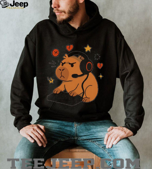 Capy gamer rage quit shirt
