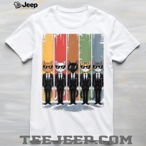 Cats Parody Cat Lineup Cat Lover Vintage Feline Humor Shirt