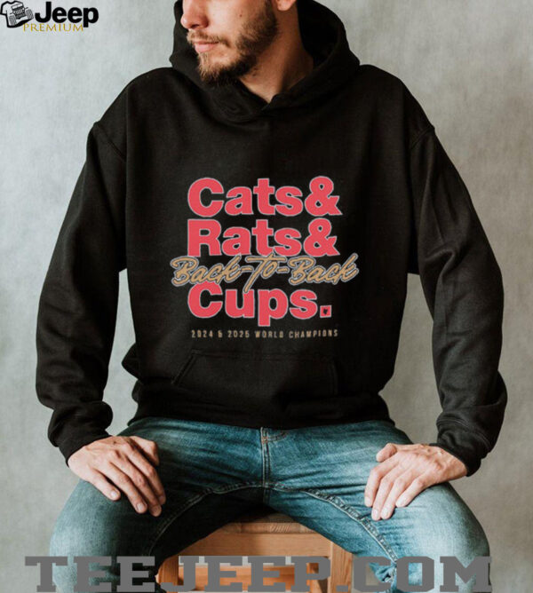 Cats & Rats & Back to Back Cups  Florida Hockey Shirt