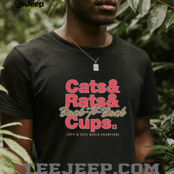 Cats & Rats & Back to Back Cups  Florida Hockey Shirt