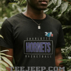 Charlotte Hornets Mitchell & Ness Hardwood Classics Logo Shirt