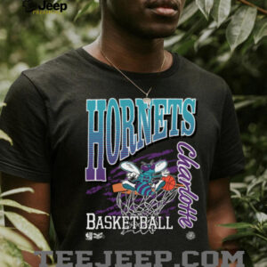 Charlotte Hornets Mitchell & Ness NBA Basketed Vintage Shirt