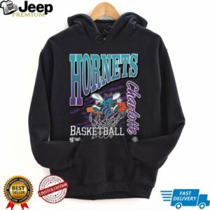 Charlotte Hornets Mitchell & Ness NBA Basketed Vintage Shirt