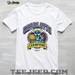 Charlotte Hornets NBA 2K26 Summer League Champions 2025 shirt