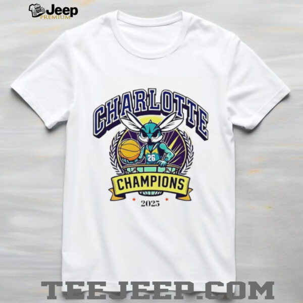 Charlotte Hornets NBA 2K26 Summer League Champions 2025 shirt