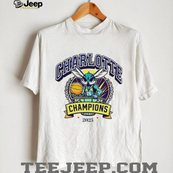 Charlotte Hornets NBA 2K26 Summer League Champions 2025 shirt