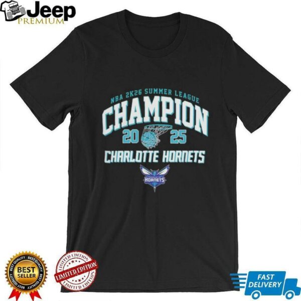 Charlotte Hornets NBA 2k26 Summer League 2025 Las Vegas Champions shirt