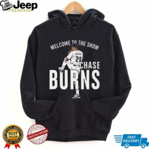 Chase Burns Welcome to the Show Cincinnati Baseball Shirt