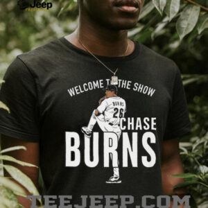 Chase Burns Welcome to the Show Cincinnati Baseball Shirt