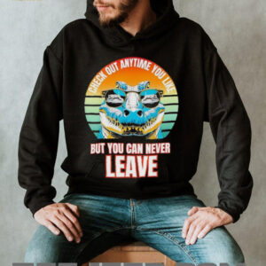 Check Out Anytime You Like But You Can Never Leave Alligator Vintage T shirt