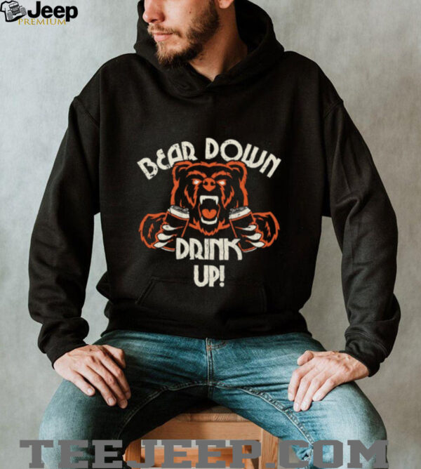 Chicago Bears Football bear down drink up shirt
