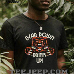 Chicago Bears Football bear down drink up shirt