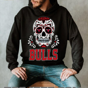 Chicago Bulls Sugar Skull Dia De Los Muertos Logo Shirt