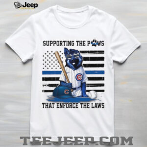 Chicago Cubs Supporting The Paws That Enforce The Laws T...