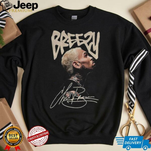 Chris Brown vintage concert autographed shirt