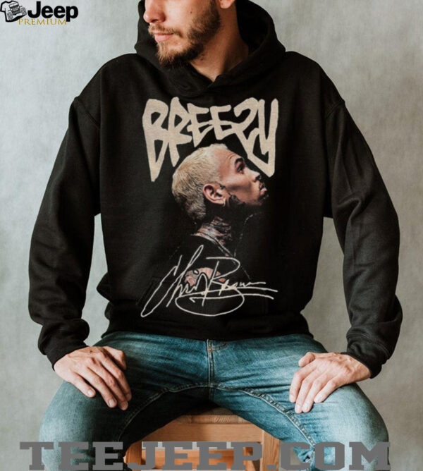 Chris Brown vintage concert autographed shirt