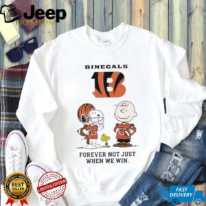 Cincinnati Bengals Charlie Brown Snoopy Bengals Forever Not Just When...