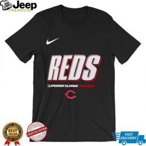 Cincinnati Reds 2025 MLB Speedway Classic Wordmark shirt