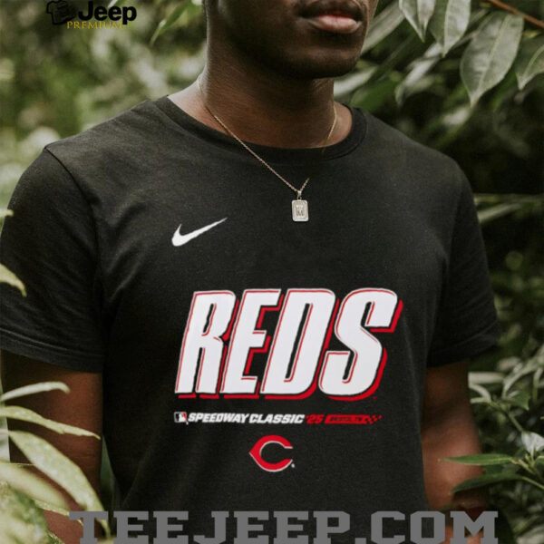 Cincinnati Reds 2025 MLB Speedway Classic Wordmark shirt