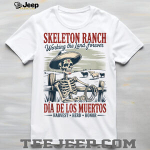 Classic Mexican Granjero DíA De Los Muertos Cowboy Shirt