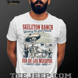 Classic Mexican Granjero DíA De Los Muertos Cowboy Shirt