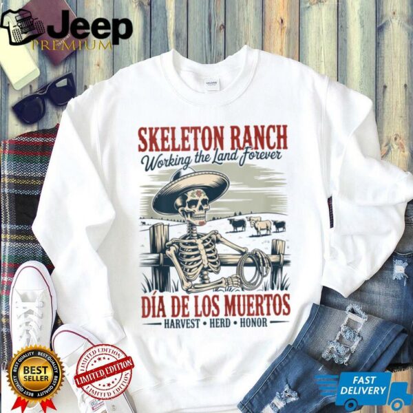 Classic Mexican Granjero DíA De Los Muertos Cowboy Shirt