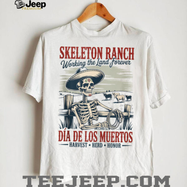 Classic Mexican Granjero DíA De Los Muertos Cowboy Shirt