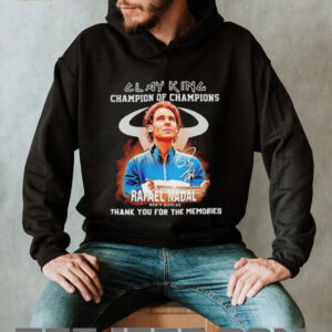 Clay King Champion Of Champions Rafael Nadal Mens Singles Signature T shirt
