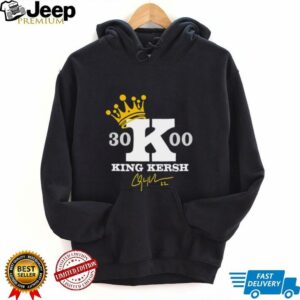 Clayton Kershaw 3000 Career Strikeouts King Kersh signature shirt