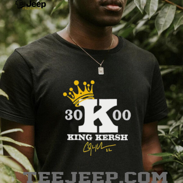 Clayton Kershaw 3000 Career Strikeouts King Kersh signature shirt