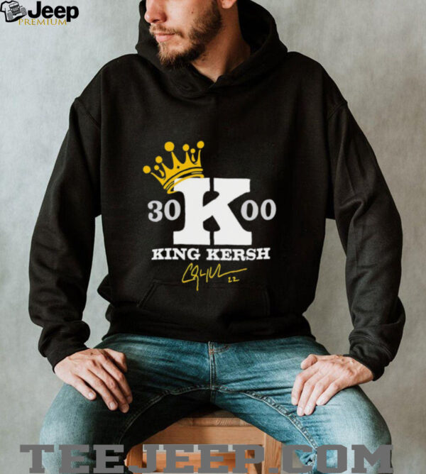 Clayton Kershaw 3000 Career Strikeouts King Kersh signature shirt