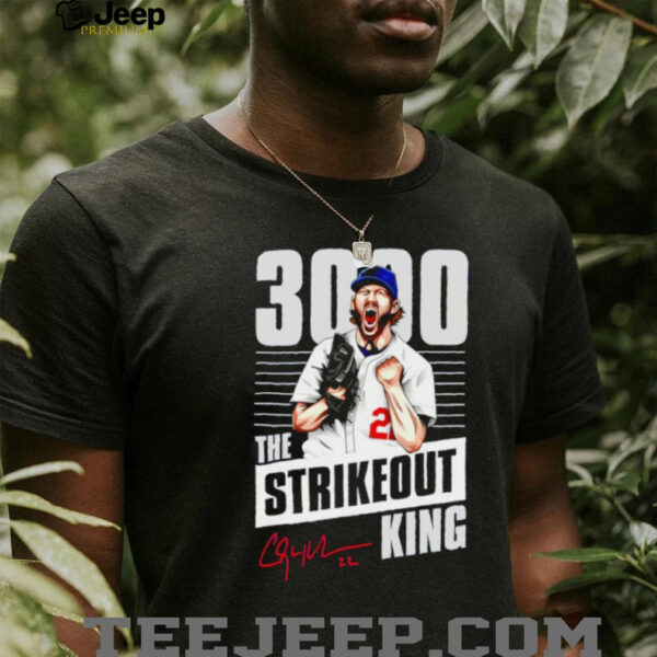 Clayton Kershaw 3000 The Strikeouts King signature shirt