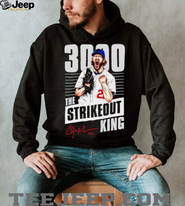 Clayton Kershaw 3000 The Strikeouts King signature shirt