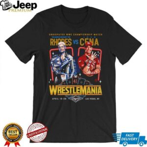 Cody Rhodes vs. John Cena WrestleMania 41 shirt
