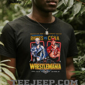 Cody Rhodes vs. John Cena WrestleMania 41 shirt